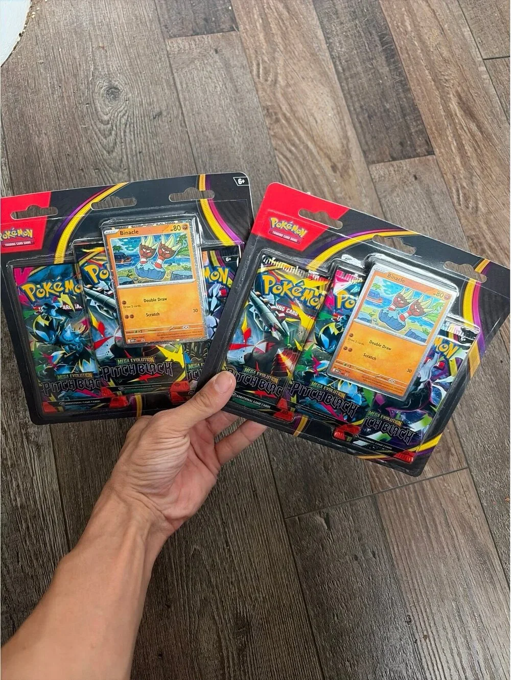 Pokemon TCG Pitch Black 3 Pack Binacle Blisters